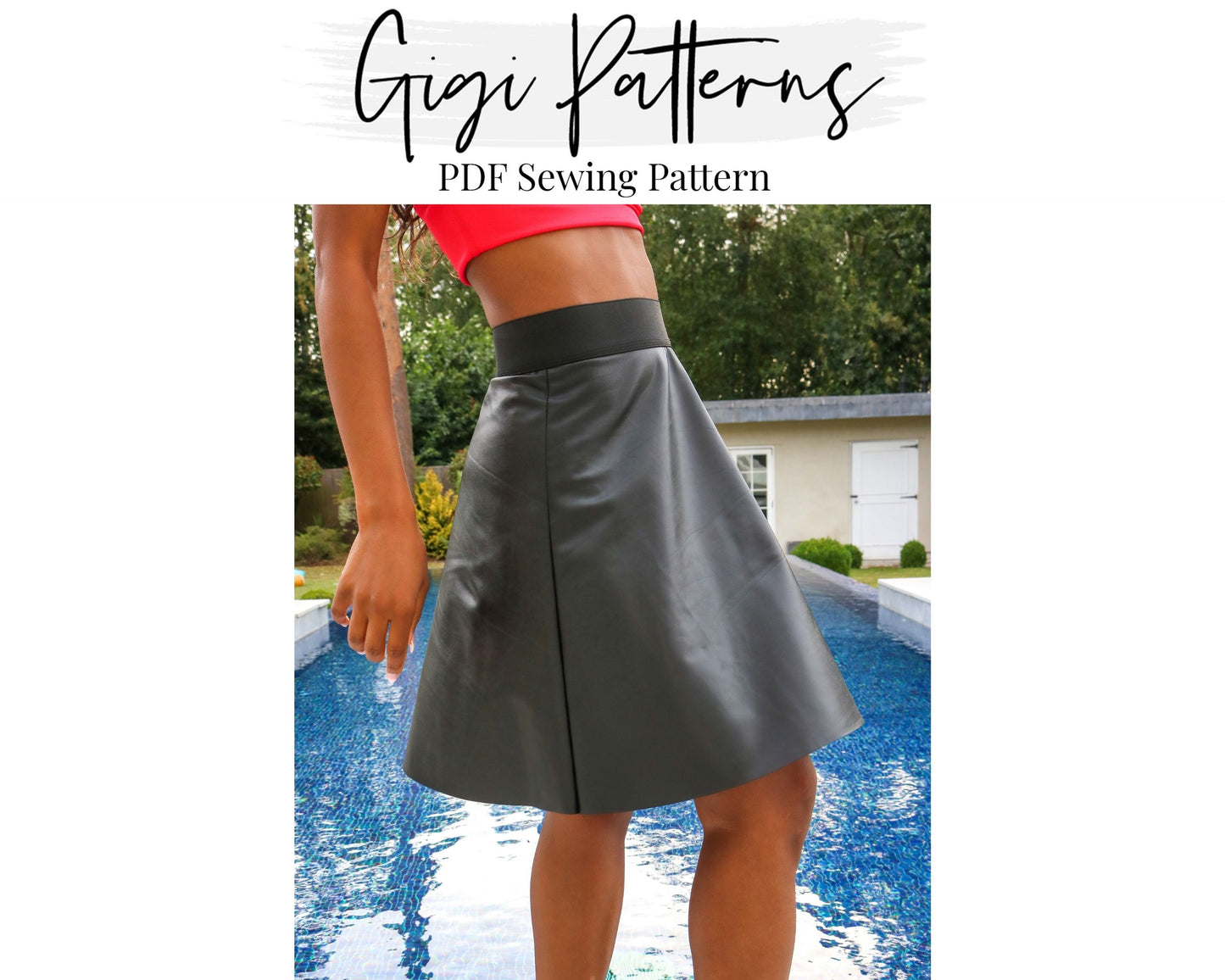 ADDON Flared skirts for Valley skater dress PDF  Sinclair Patterns