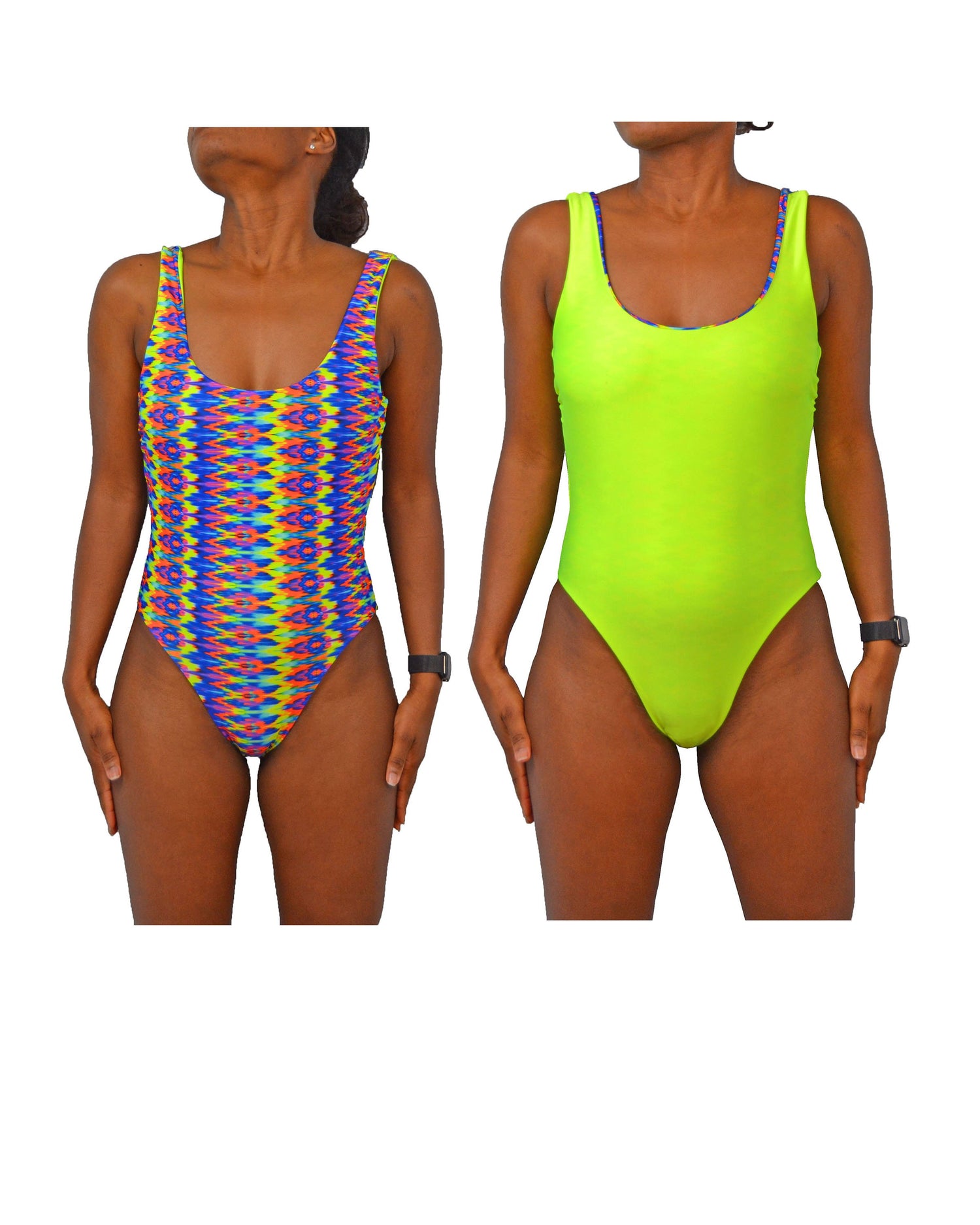 PDF Swimsuit Pattern High Cut Leg High Waist Bikini Bottom