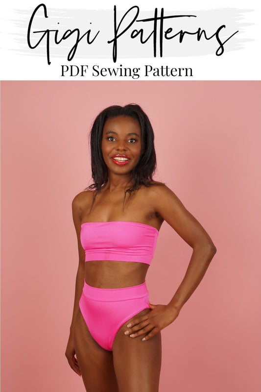 Lace Bandeau - Sewing Pattern and Sewing Guide