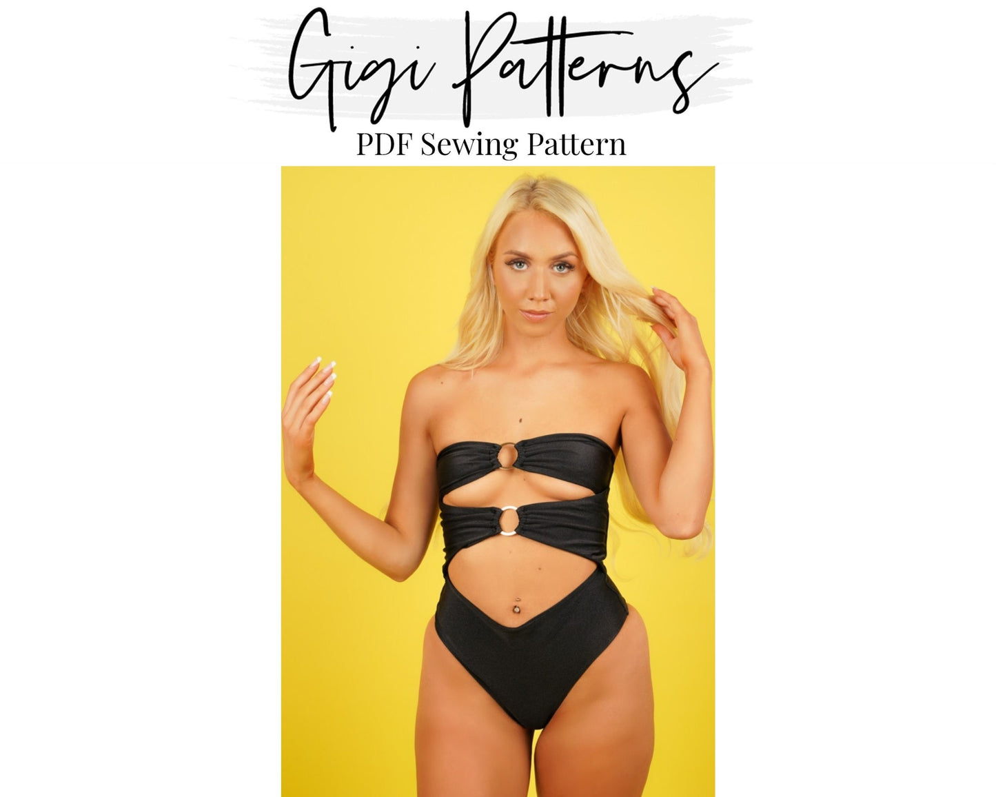 One Piece Swimsuit Pdf, Womens Swimsuit Pdf Pattern, O-Ring Strapless Swimsuit, Swimsuit Sewing Pattern Pdf, Womensewing Pattern, bikini pattern pdf, bikini sewing pattern pdf, swimsuit pdf, swimsuit pattern pdf, swimsuit pattern pdf, gigipatterns